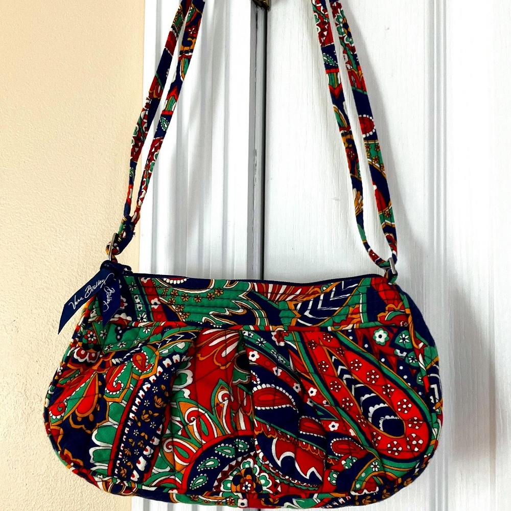Vera Bradley Venetian Paisley Cross Body Shoulder Purse